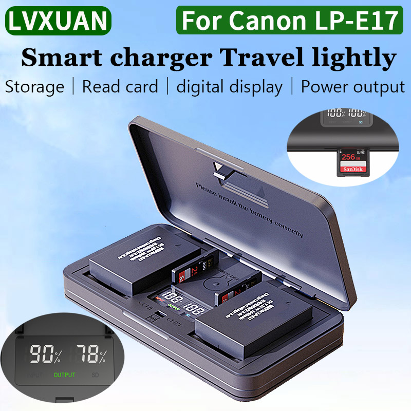 Canon Camera Eos R50 - Lvxuan-バッテリー充電器,Canon eos 200d, r50, rp, r10,