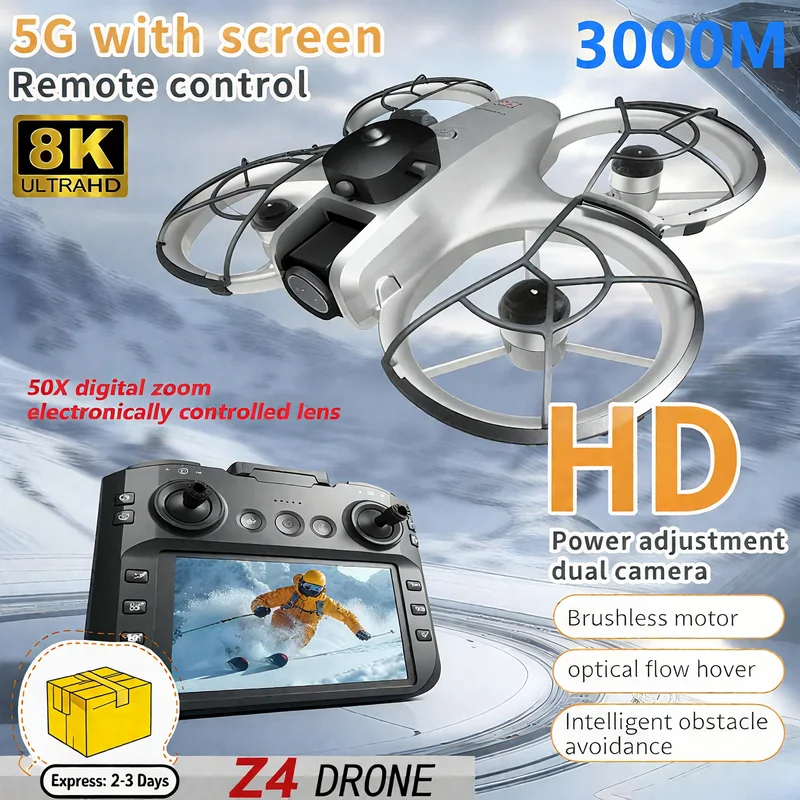 新型MINI Z4ドローン 4KプロフェッショナルWIFI  - Drone Camera Professional のレビューと価格