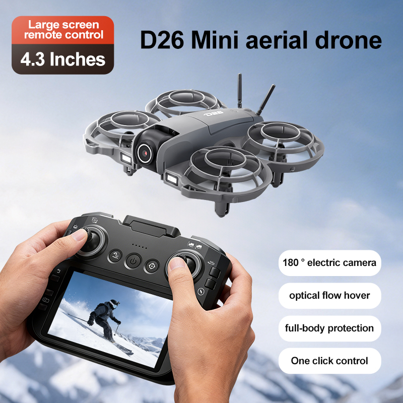 D26 ドローン 4K 空撮HD 180 °   カメラ付き - Drone Camera Hd のレビューと価格