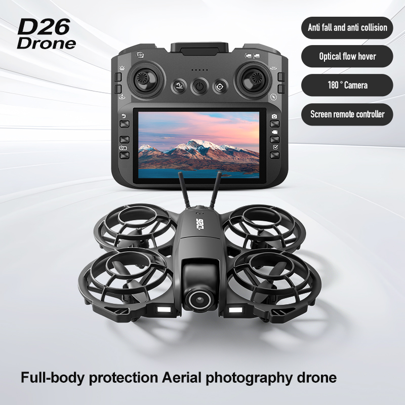 D26 ドローン 4K 空撮HD 180 °   カメラ付き - Drone Camera Hd のレビューと価格