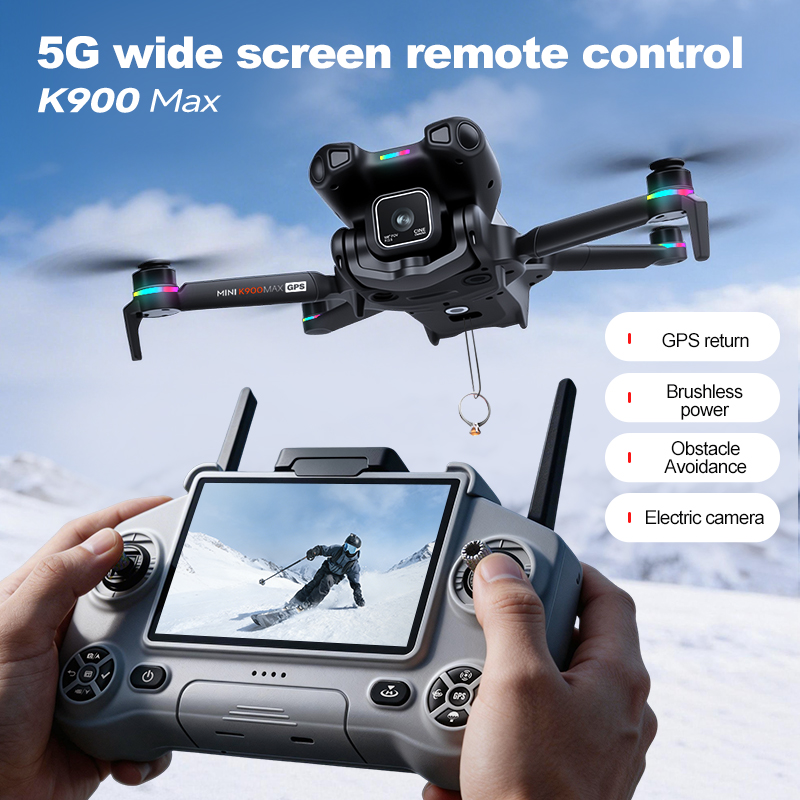 新型K900 MAX GPSドローン、4Kプロフェッショナル - Drone Camera Professional のレビューと価格