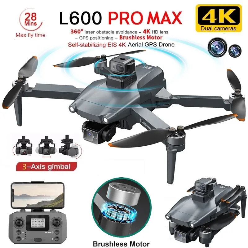 L600 プロマックス GPS ドローンプロフェッショナル  - Drone Camera Professional のレビューと価格