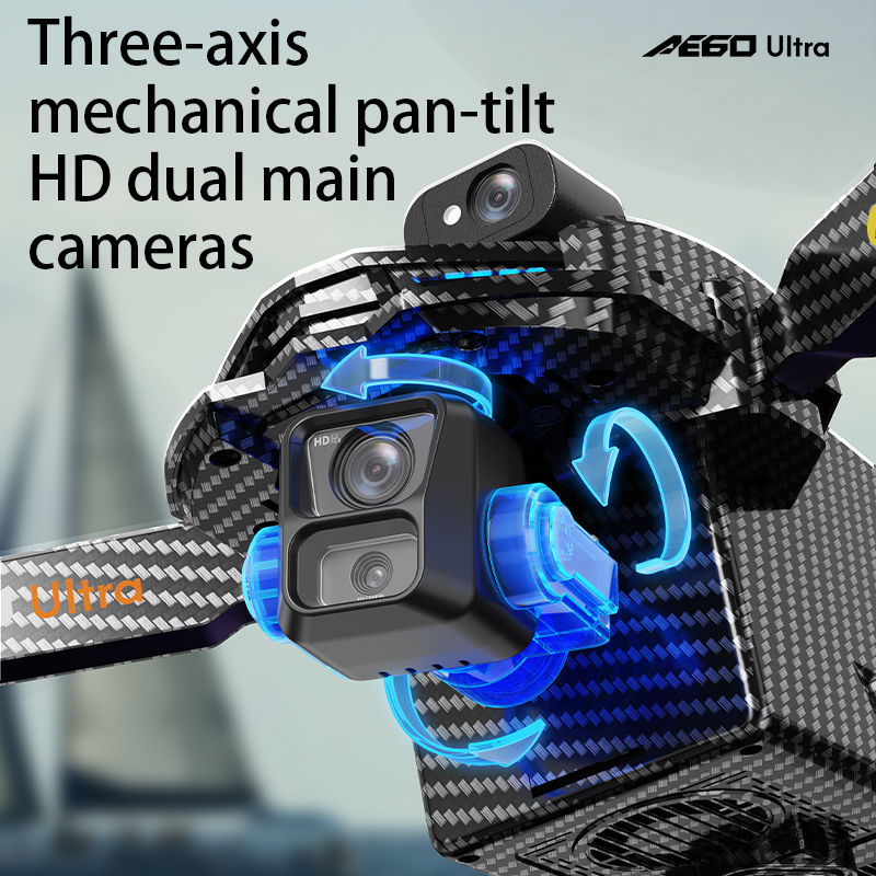AE60 GPSドローン プロフェッショナル 8Kカメラ 3 - Drone Camera Professional のレビューと価格