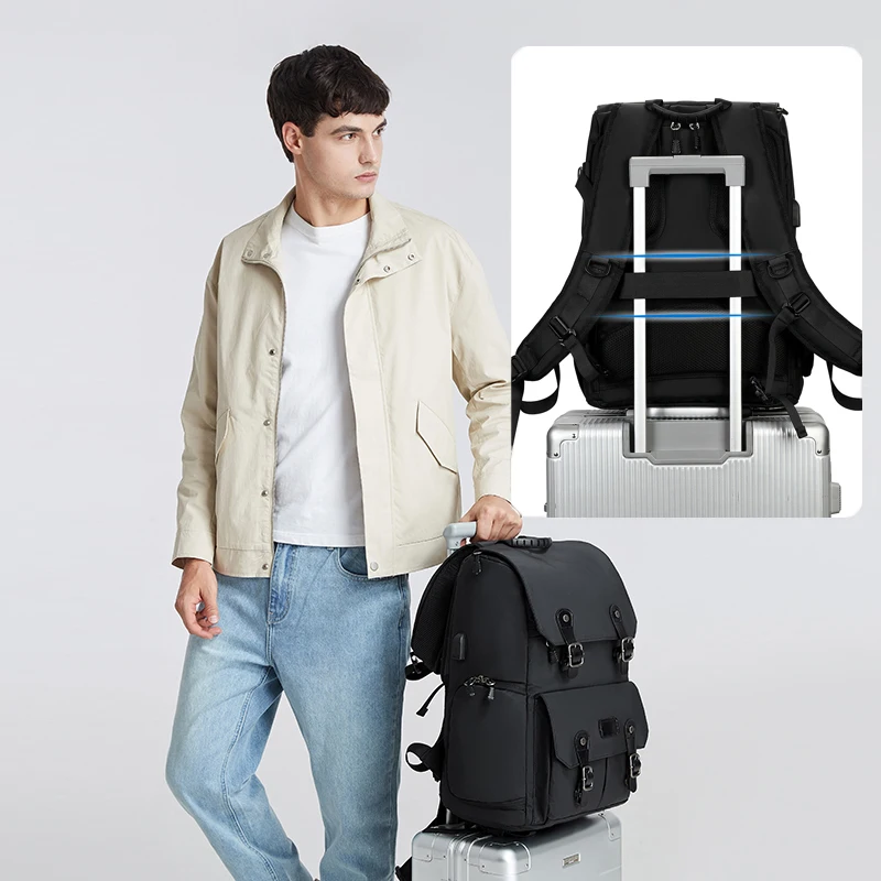 防水デジタル一眼レフカメラバックパック屋外大容量多機能17イ - Drone Camera Case のレビューと価格