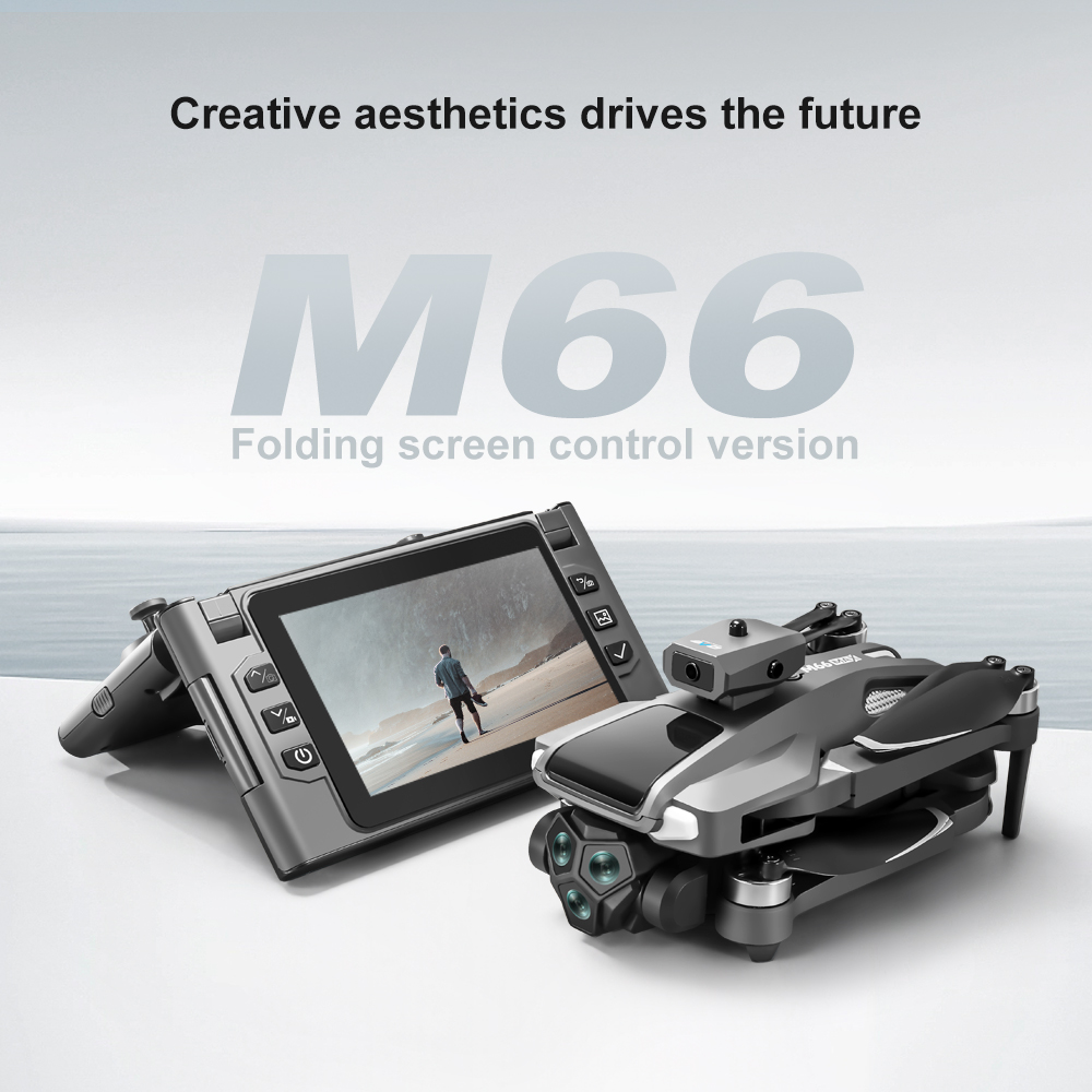 折りたたみ式M66 RCドローン、4.5インチHD折りたたみ - Drone Camera Hd のレビューと価格