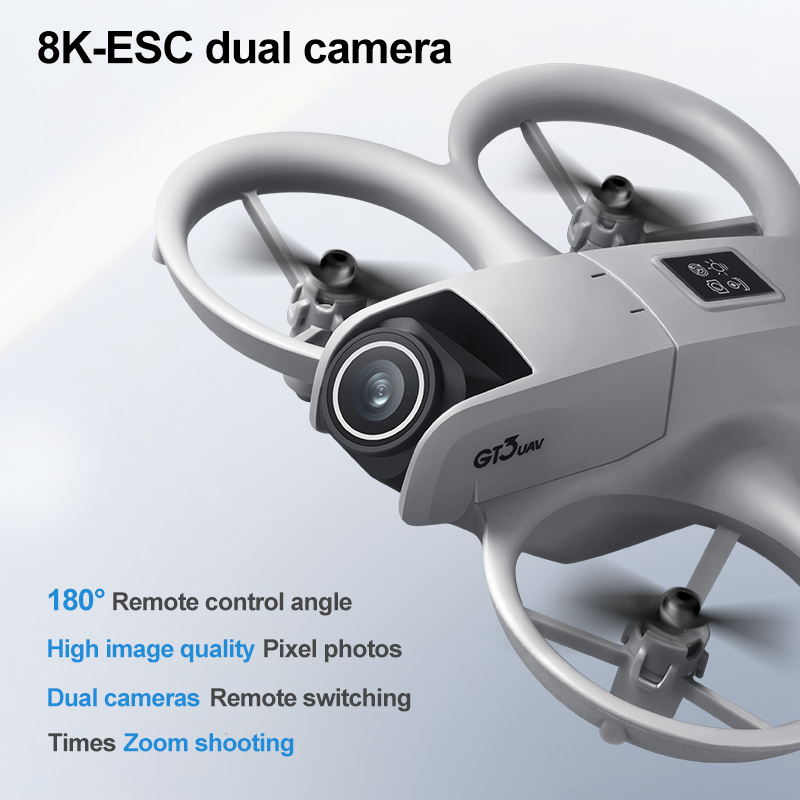 新型 GT3 スクリーン搭載ミニドローン 8K HD カメラ - Drone Camera Hd のレビューと価格